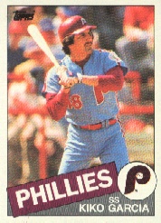 1985 Topps Baseball Cards      763     Kiko Garcia